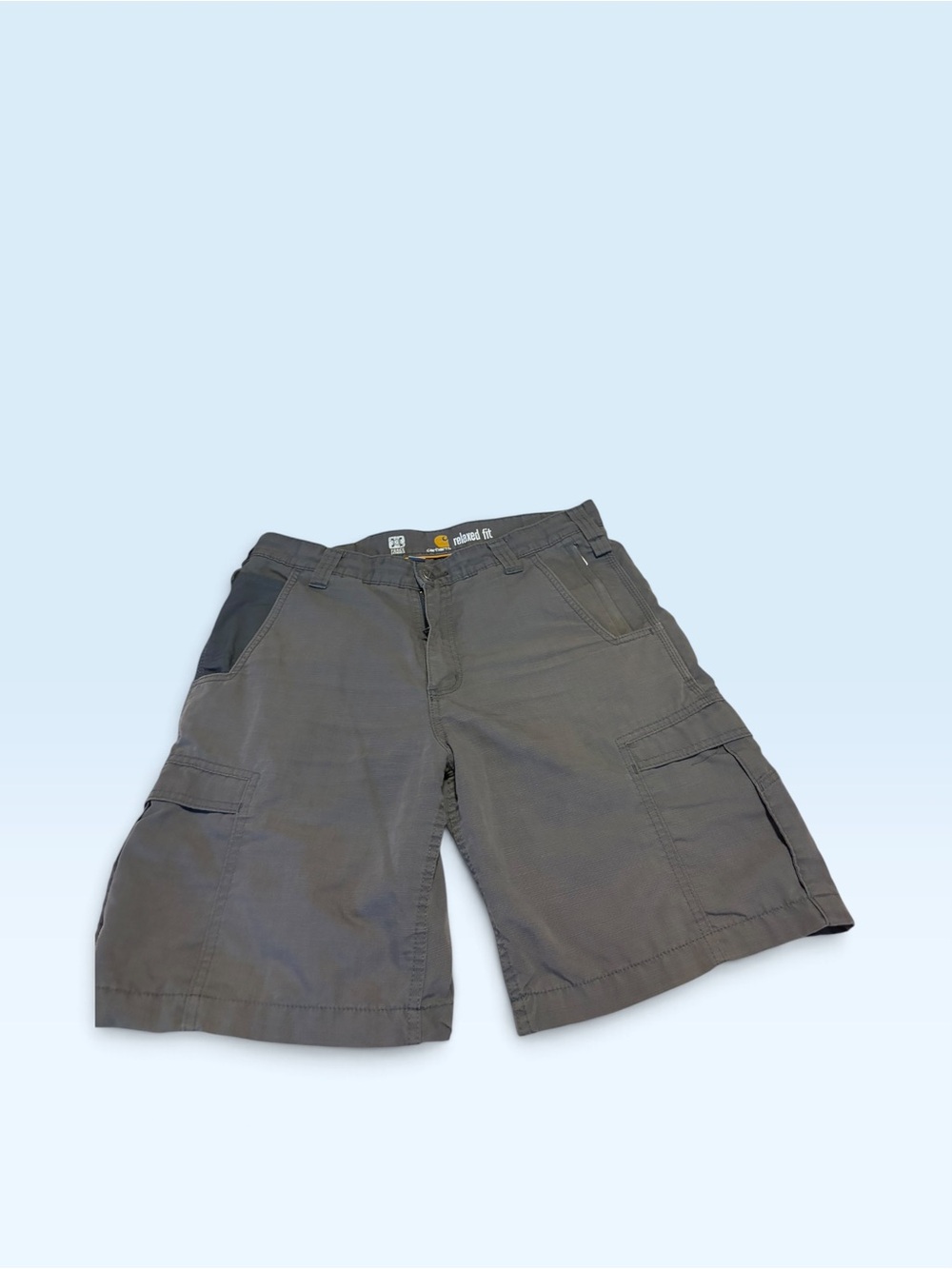 Carhartt Men’s Olive Gray Cargo Shorts